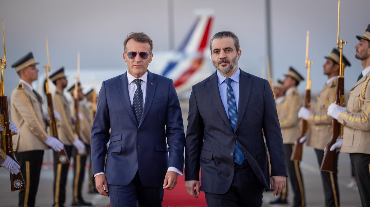 Fransa Cumhurbaşkanı Emmanuel Macron, Suriye'de