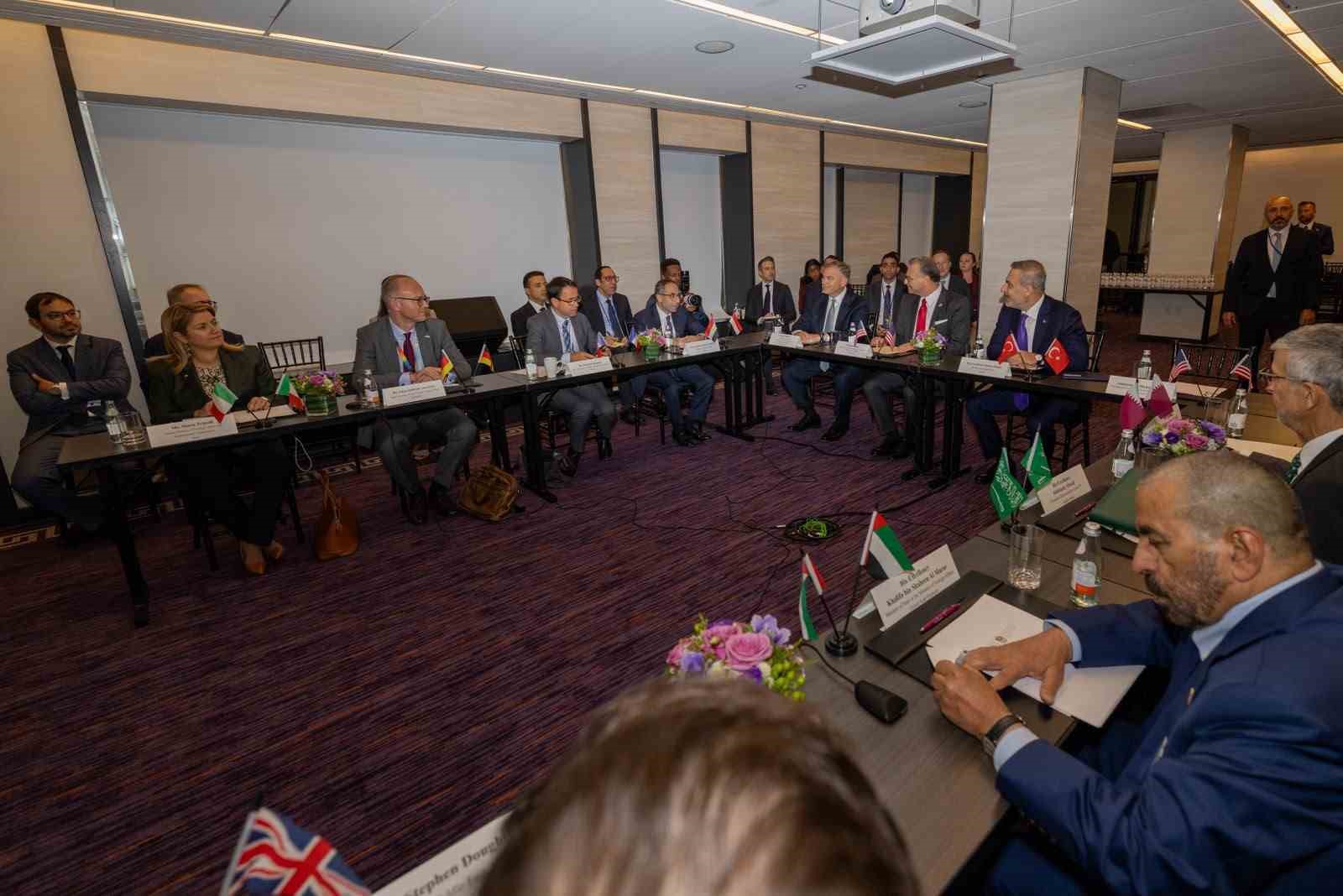 Bakan Fidan, ABD’de Libya konulu toplantıya katıldı