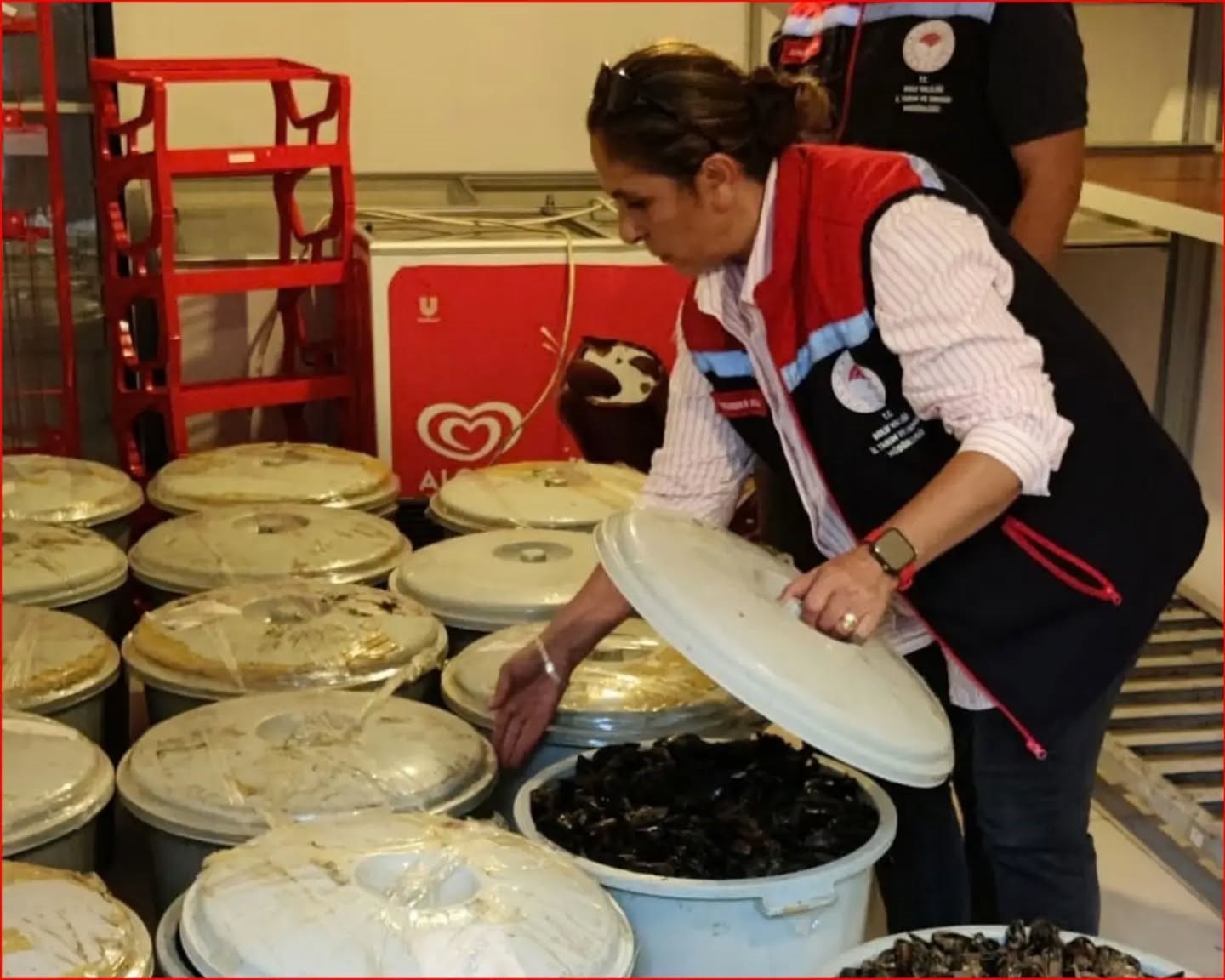 Bolu’da 650 kilo kaçak midye ele geçirildi