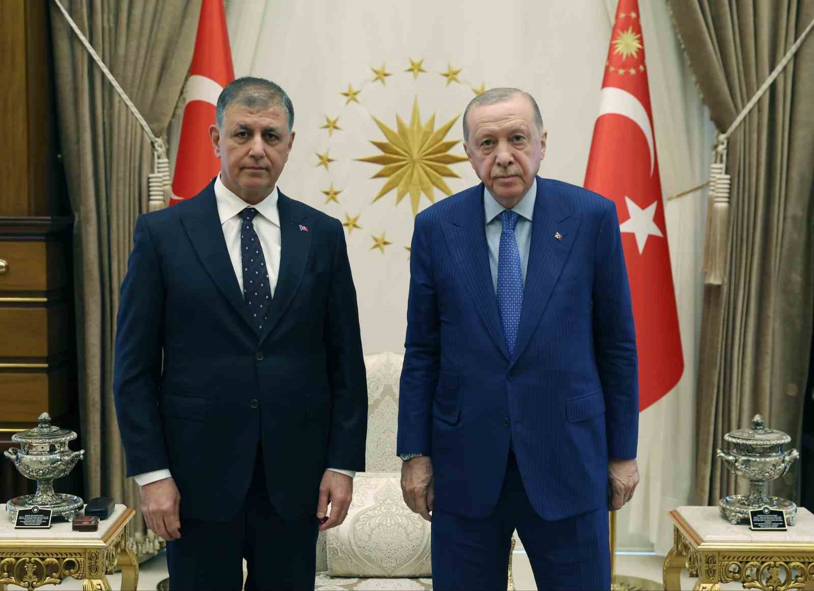 Cumhurbaşkanı Erdoğan, İzmir Büyükşehir Belediye Başkanı Tugay’ı kabul etti