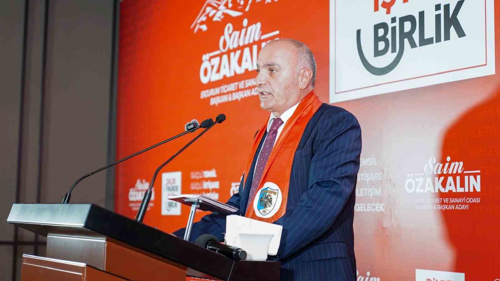 ETSO Başkanı Saim Özakalın yeniden adaylığını açıkladı: "Başladığımız işi yarım bırakmayız"