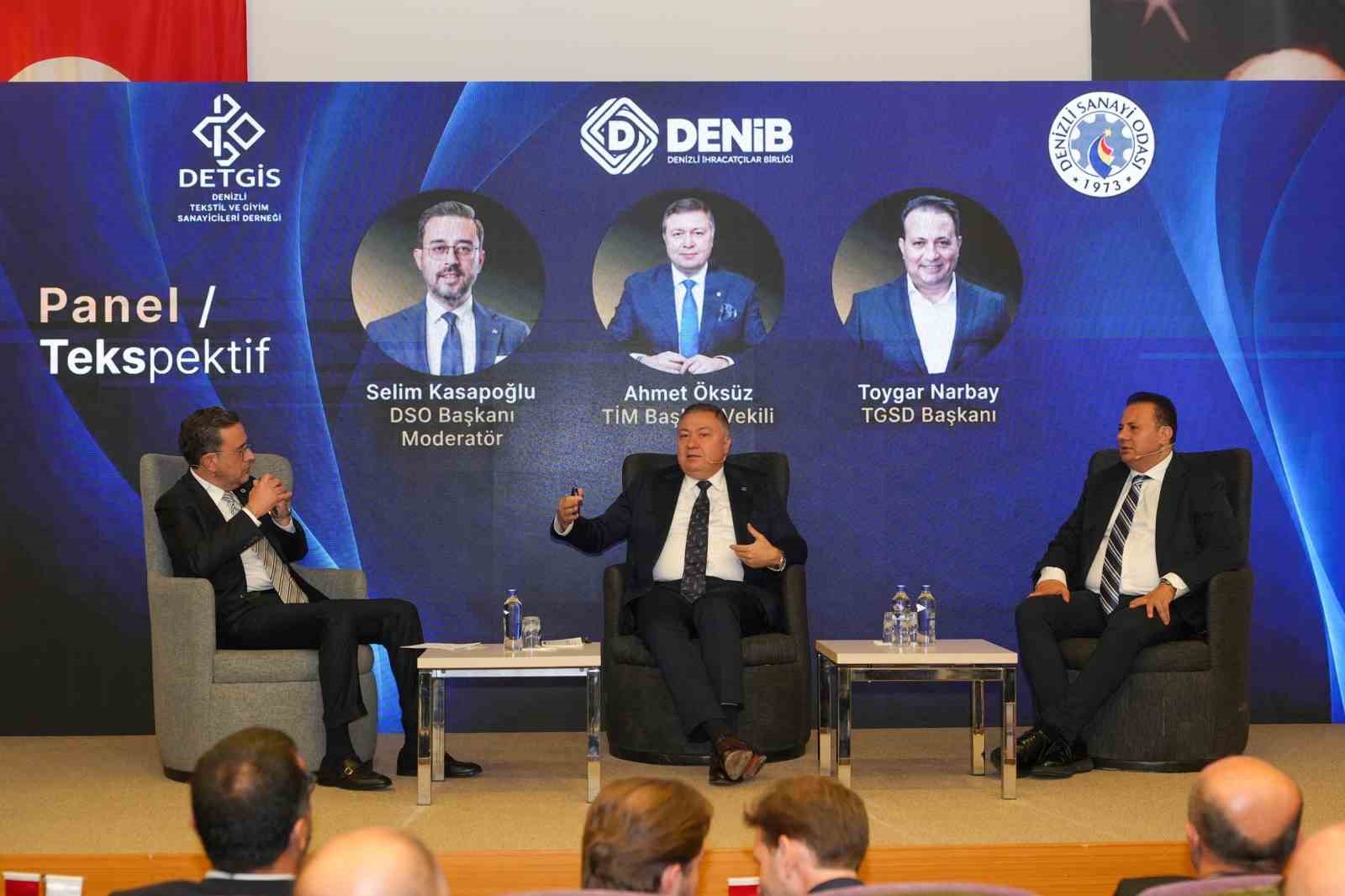 Tekstil ve hazır giyim sektörü Denizli’de bir araya geldi