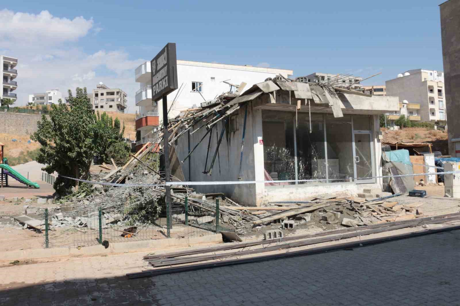 Cizre’de inşaatte göçük: 5 işçi yaralandı