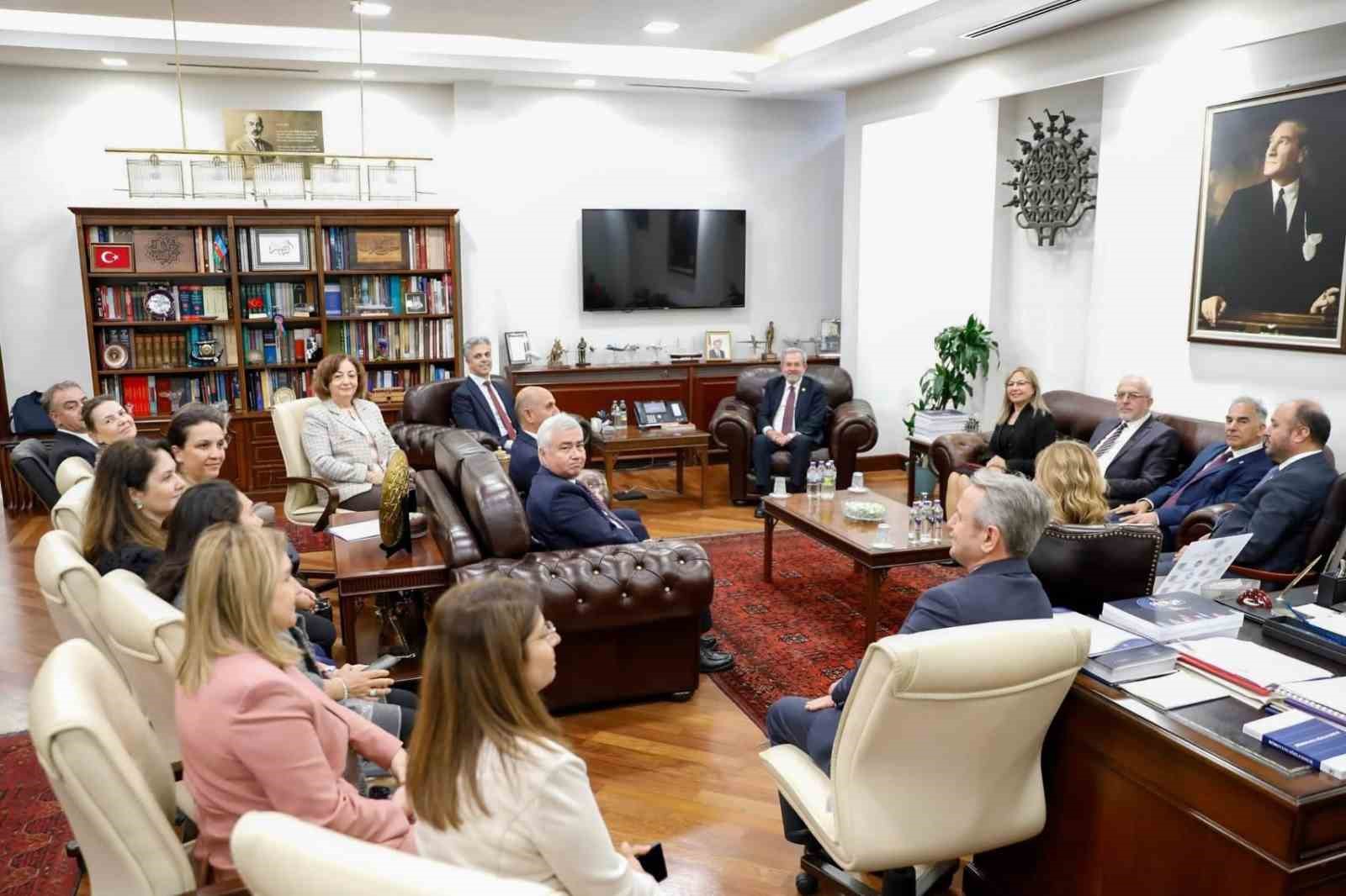 EBYÜ ile Ankara Üniversitesi arasında işbirliği görüşüldü