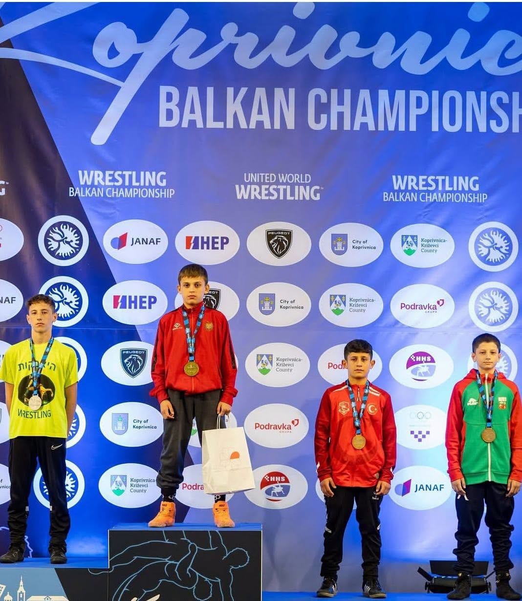 Erzincanlı güreşçi Balkan Şampiyonası’nda bronz madalya kazandı