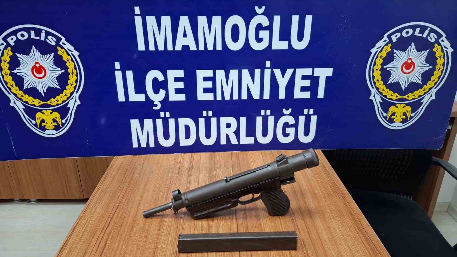 İmamoğlu’nda silah operasyonu: 3 şüpheli tutuklandı