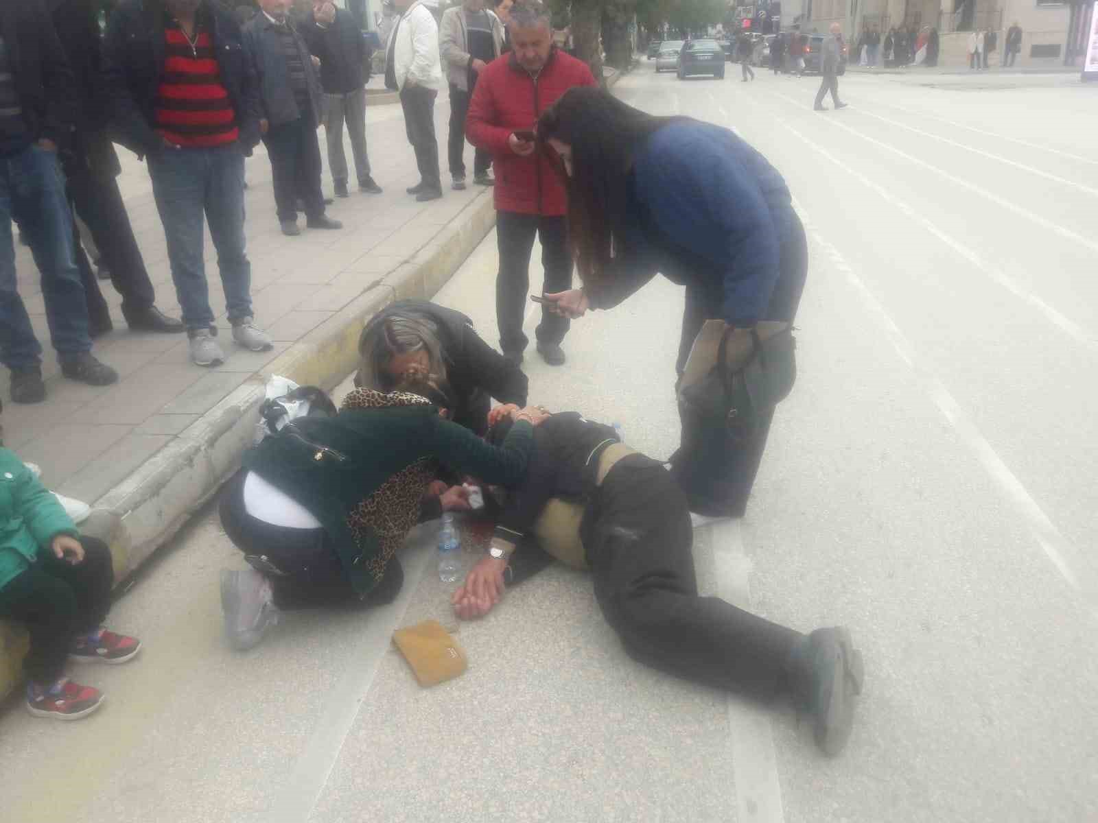 Kastamonu’da otomobilin çarptığı yaya yaralandı