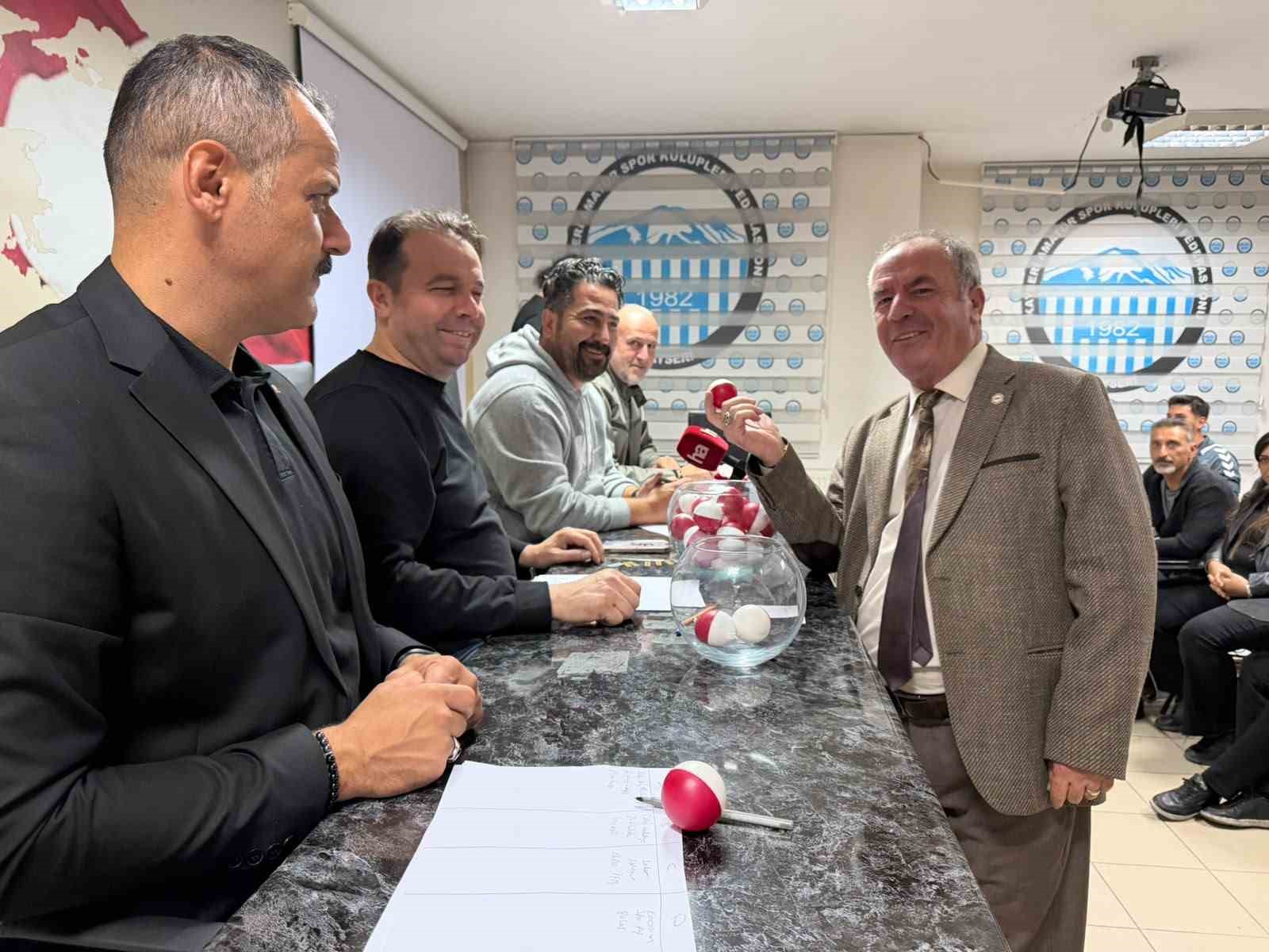 Kayseri U14 Ligi fikstür çekimi yapıldı