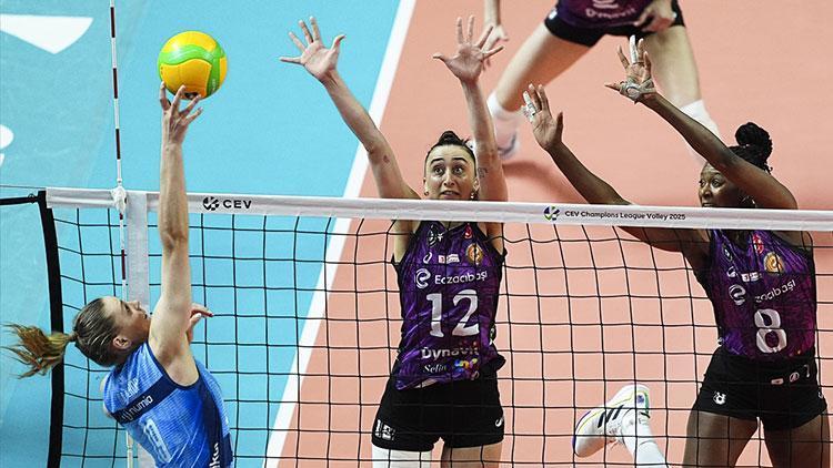 Eczacıbaşı Dynavit, Şampiyonlar Ligi’ne Veda Etti! Voleybol Kadınlar CEV Şampiyonlar Ligi çeyrek finalinde 3-0 kaybettiği maçın
