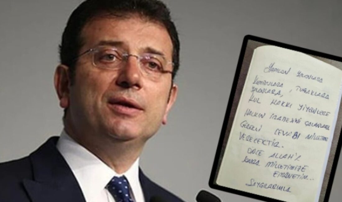 Sabah saatlerinde evinde arama yapılarak gözaltına alınan İstanbul büyükşehir Belediye