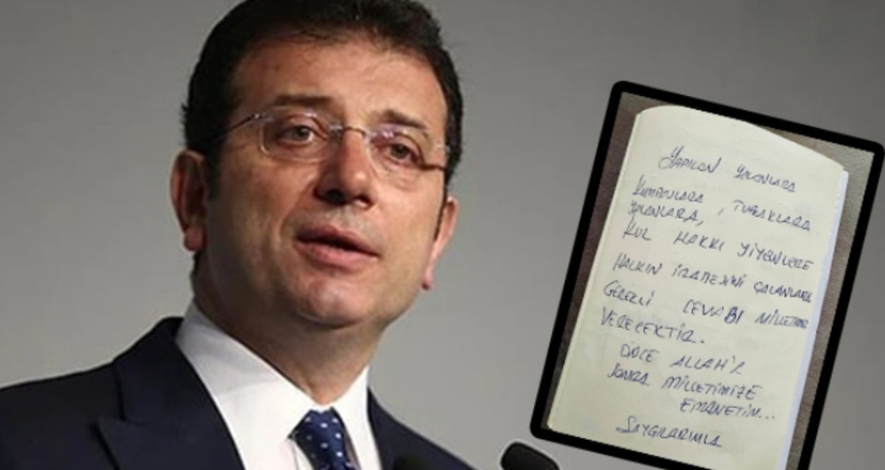 Sabah saatlerinde evinde arama yapılarak gözaltına alınan İstanbul büyükşehir Belediye