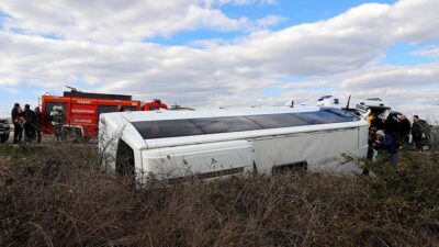 Kaza, saat 16.00 sıralarında İpsala-Keşan kara yolu Beğendik Kavşağı yakınlarında