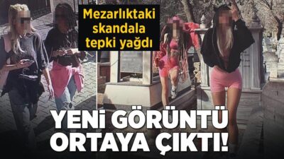 Antalya’da yabancı uyruklu iki genç kızın şehir merkezindeki mezarlıkta çektiği