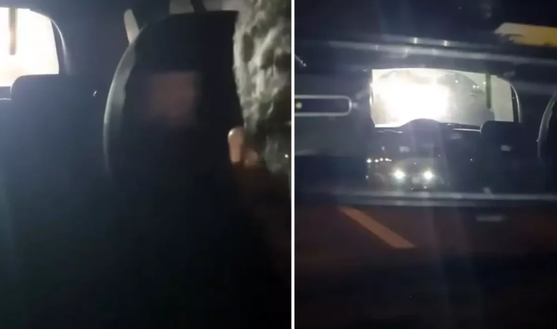 Seyir halindeki araçta kayda aldığı görüntüyle isyan etti: Bir çözüm bulun Allah aşkına Trafikte birçok sürücünün şikayetçi olduğu beyaz farlar, bir kez daha