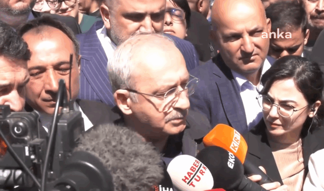 Son Dakika… Kılıçdaroğlu’ndan ‘İmamoğlu’ açıklaması Kılıçdaroğlu, ön seçim kapsamında oyunu Çankaya Belediyesinde kullandı.Belediye binasından çıkışında