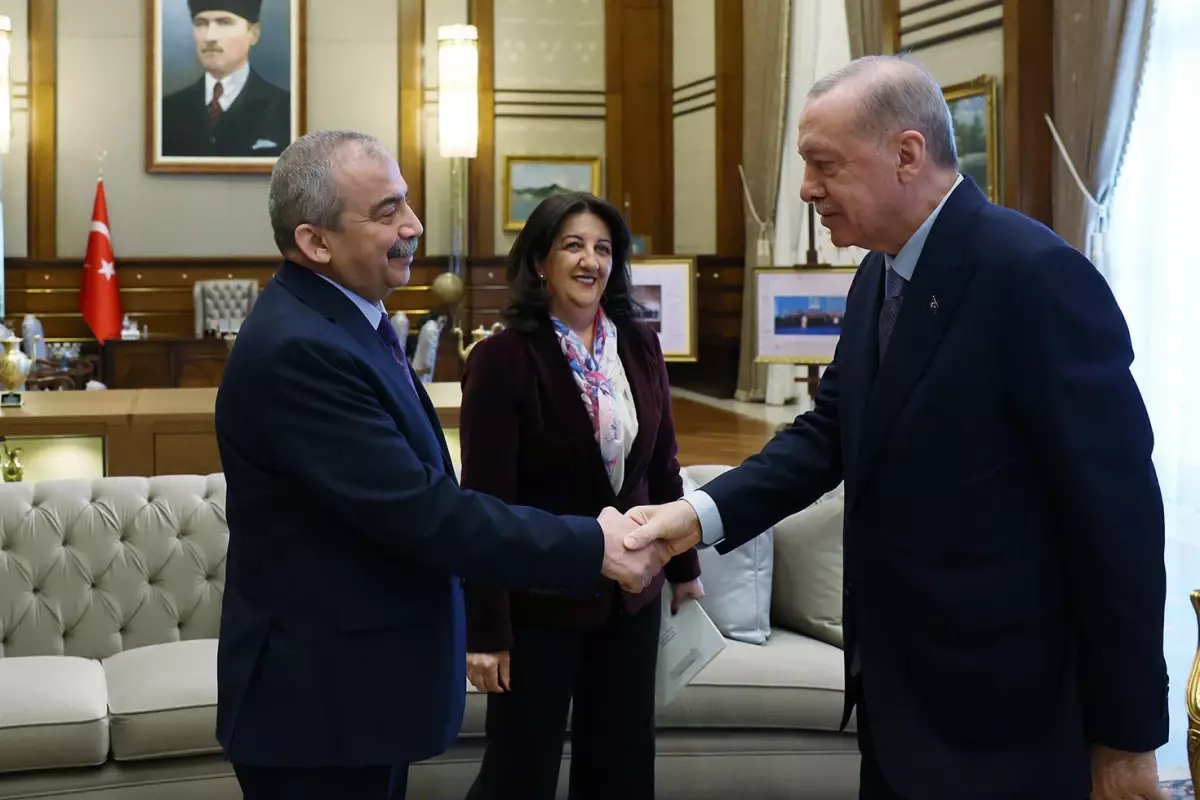 Cumhurbaşkanı Recep Tayyip Erdoğan, “Terörsüz Türkiye” süreci kapsamında DEM Parti