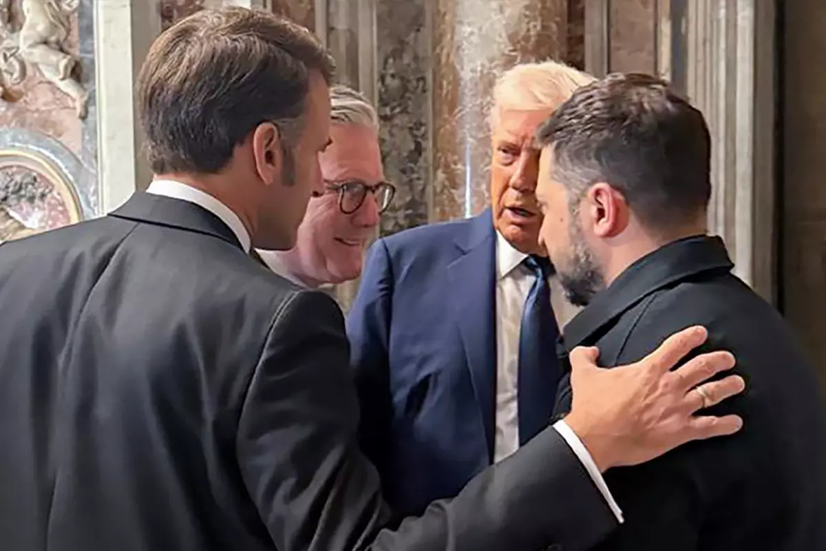 ABD, İngiltere, Fransa ve Ukrayna’nın liderleri, Papa Franciscus’un cenaze töreni