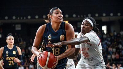 ING Kadınlar Basketbol Süper Ligi play-off finalinde ÇİMSA ÇBK Mersin’i