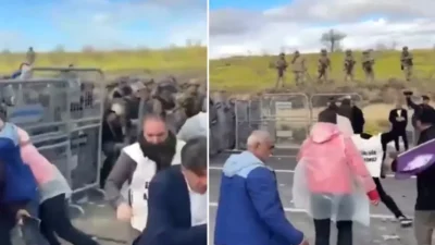 PKK elebaşısı Öcalan’ın doğum günü nedeniyle Diyarbakır’dan Şanlıurfa’ya yürümek isteyen