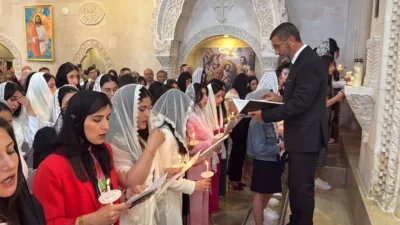 MARDİN ile Midyat ilçesinde Süryani vatandaşlar, Hazreti İsa’nın dirilişini simgeleyen