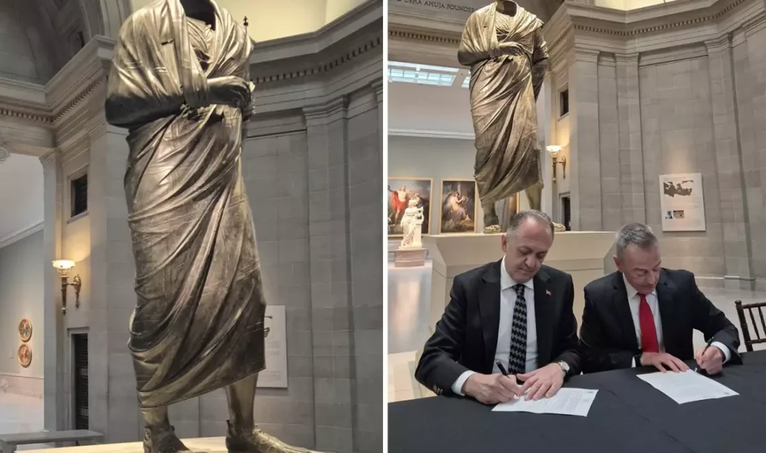 Yurt Dışına Kaçırılan Marcus Aurelius Heykeli Türkiye’ye İade Edildi Türkiye’den kaçak kazılarla 1960’lı yıllarda yurt dışına kaçırılan Roma İmparatoru