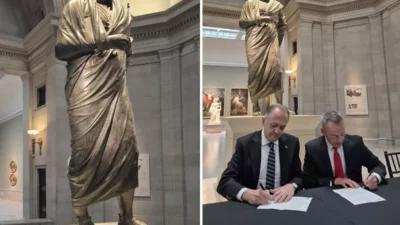 Türkiye’den kaçak kazılarla 1960’lı yıllarda yurt dışına kaçırılan Roma İmparatoru