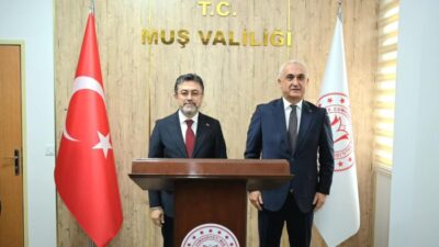 MUŞ – Tarım ve Orman Bakanı Sayın İbrahim Yumaklı, bir