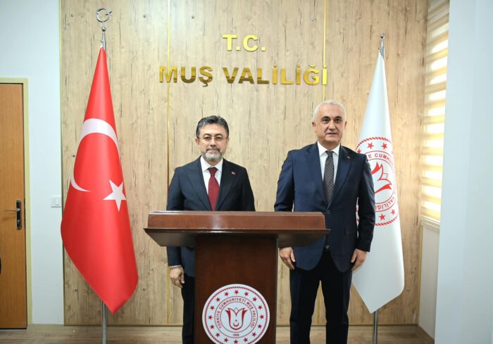 MUŞ – Tarım ve Orman Bakanı Sayın İbrahim Yumaklı, bir