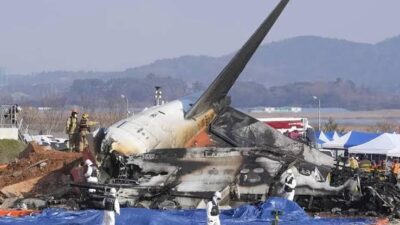 Güney Kore’de donanmaya ait bir askeri keşif uçağı, eğitim uçuşu