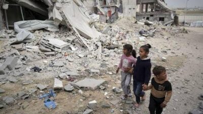 İsrail ordusunun Gazze’ye düzenlediği son saldırılarda sivillere ait evler vuruldu: