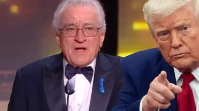 Oyuncu Robert De Niro, kısa bir süre seçimlere katılmamasının ardından