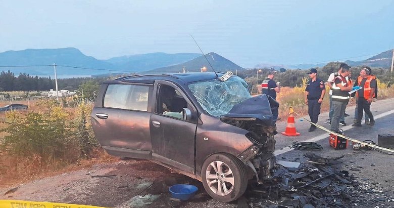 İZMİR – İzmir’in Menderes ilçesinde dün sabah meydana gelen feci