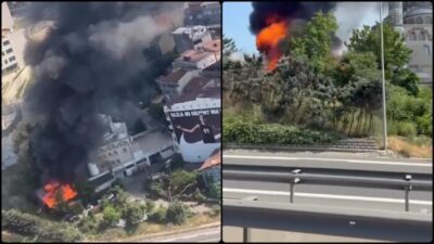 İstanbul, Sarıyer’de bulunan bir mobilya atölyesinde çıkan ürünler, bölge sakinlerine