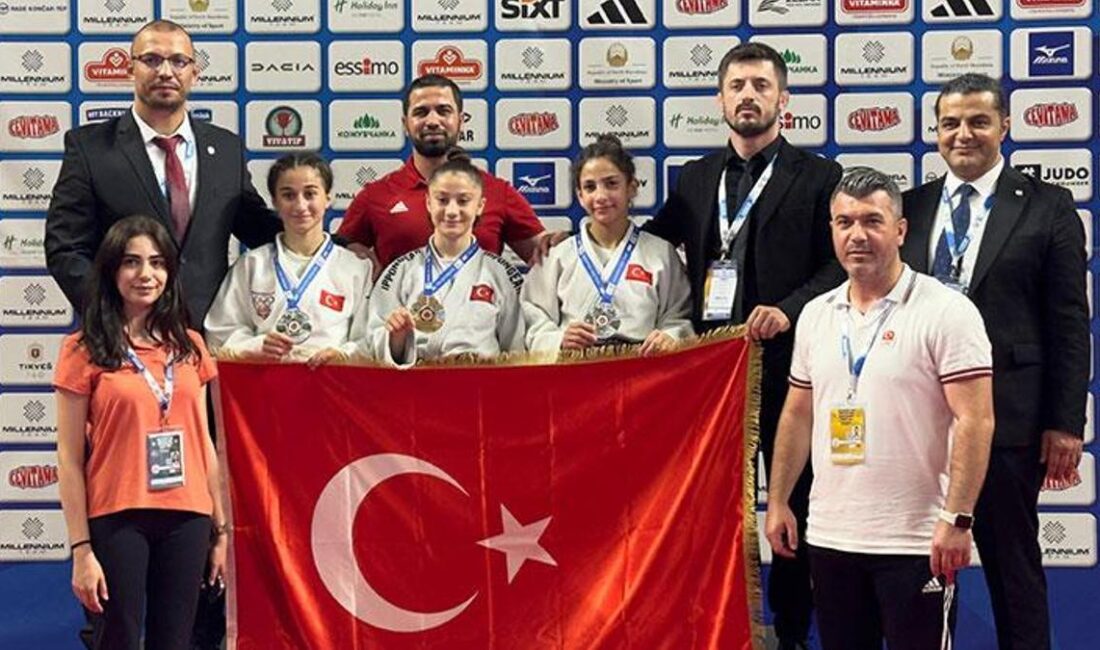 Kuzey Makedonya’nın başkenti Üsküp’te düzenlenen Avrupa Ümitler Judo Şampiyonası’nın ilk