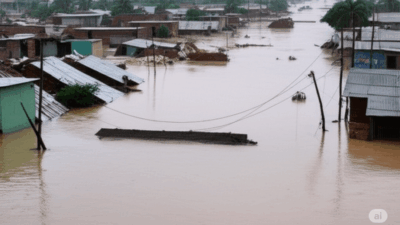 Pakistan, her yıl olduğu gibi bu yıl da muson yağışlarının