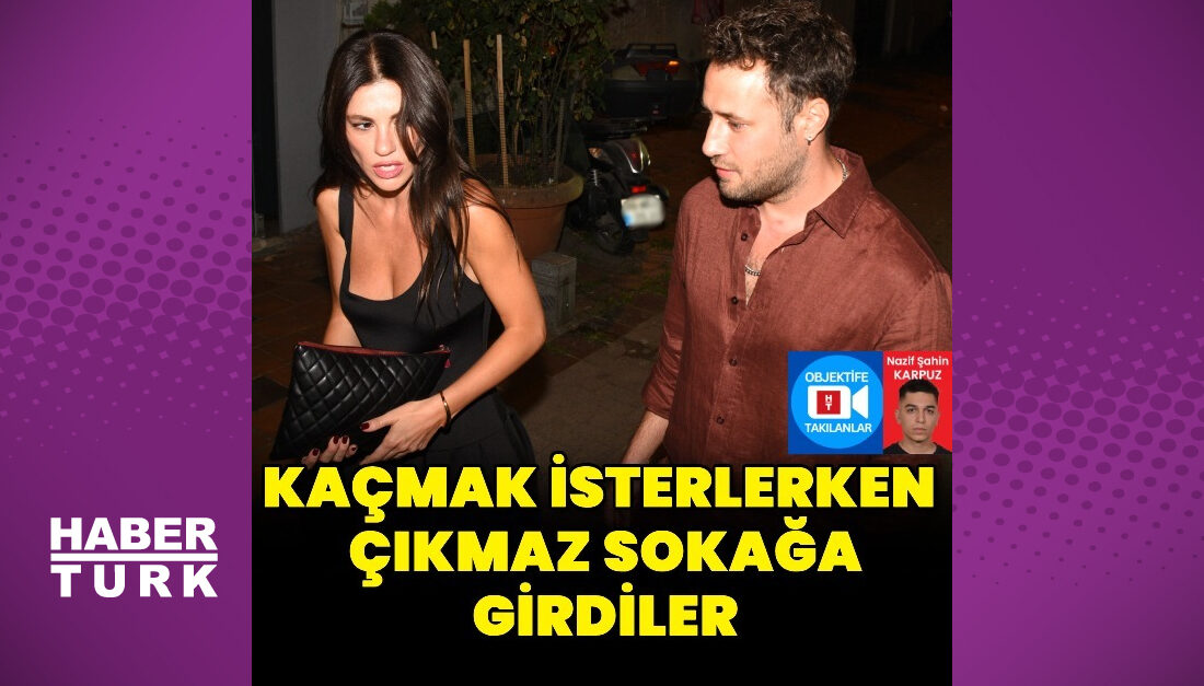 Oyuncu Yüsra Geyik, Arnavutköy’de katıldığı bir etkinliğin ardından meslektaşı Ozan