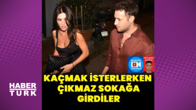 Oyuncu Yüsra Geyik, Arnavutköy’de katıldığı bir etkinliğin ardından meslektaşı Ozan