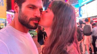 Ünlü oyuncu çift Serkan Çayoğlu ve Özge Gürel, gözlerden uzak