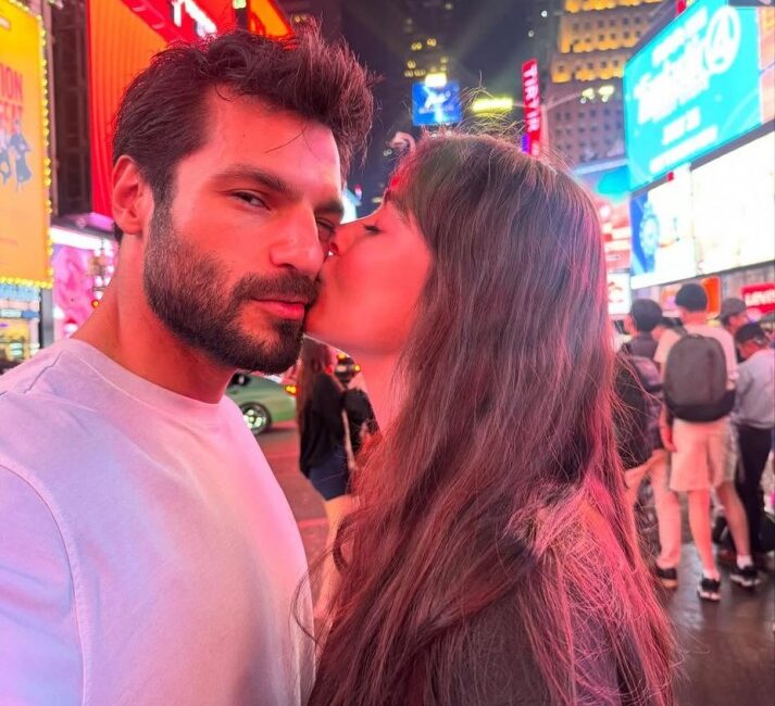 Ünlü oyuncu çift Serkan Çayoğlu ve Özge Gürel, gözlerden uzak
