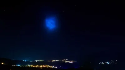 Kayseri ve çevre illerde geçtiğimiz günlerde gökyüzünde beliren gizemli mavi