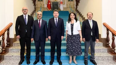 Adalet Bakanı Yılmaz Tunç, bugün Halkların Eşitlik ve Demokrasi Partisi