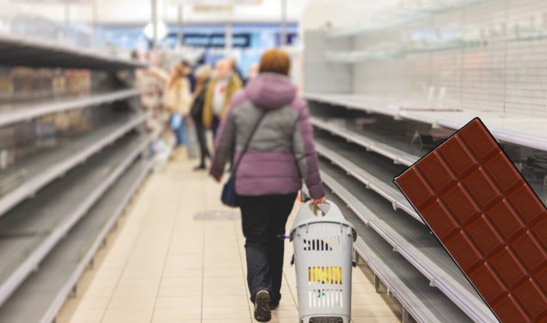 Almanya’da faaliyet gösteren Rewe market zincirinde satılan bir çikolata ürünü,