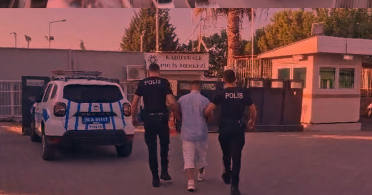 İzmir İl Emniyet Müdürlüğü, hakkında kesinleşmiş hapis cezası bulunan ve