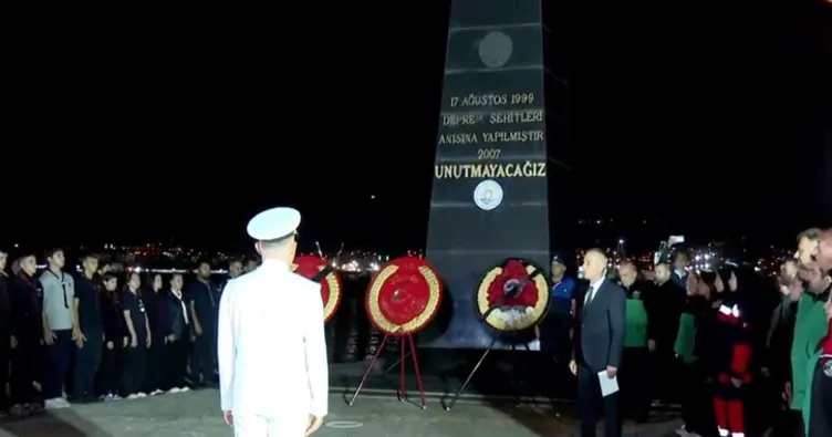 GÖLCÜK – Türkiye’yi derinden sarsan 17 Ağustos 1999 Marmara Depremi’nin