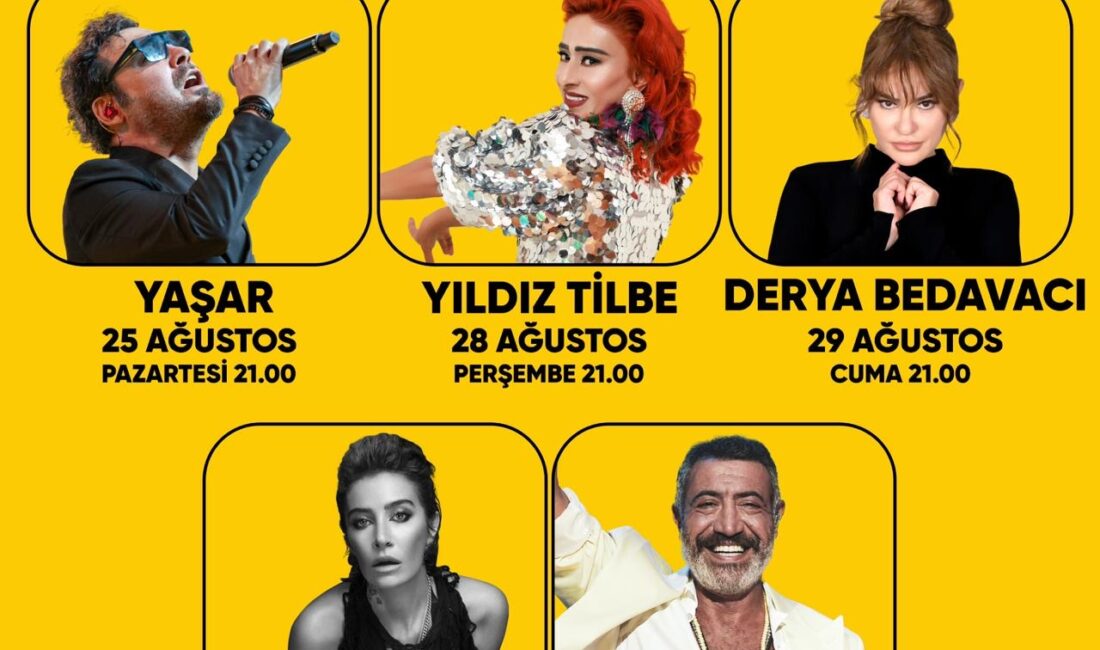 Ağustos ayında yaz Jolly Joker Harbiye Açık Hava Konserleriyle bitiyor…