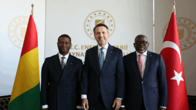   Gine’den Gelen Heyetle Elektrik ve Madencilik Alanında Yeni Anlaşmalar