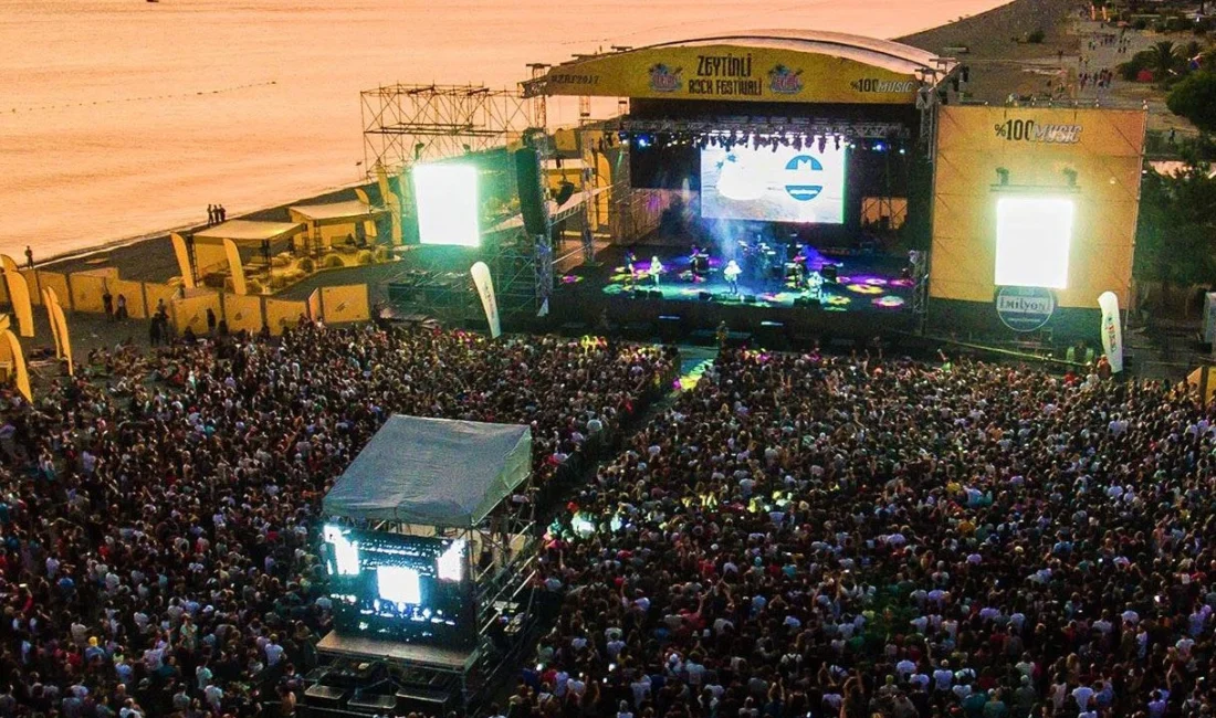 Türkiye’nin en köklü ve en büyük müzik festivallerinden Zeytinli Rock