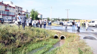 Mehmet YİRUN-Mehmetcan ARSLAN/TEKİRDAĞ, – TEKİRDAĞ’da taşan derenin sularına kapılan Burak