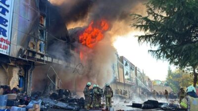 İstanbul’un en büyük ticaret merkezlerinden biri olan İSTOÇ’ta, dün öğle