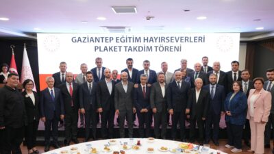 Milli Eğitim Bakanı Yusuf Tekin, Gaziantep'te eğitim alanına destek veren